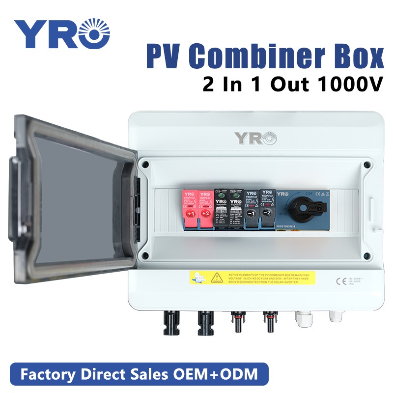 2 in 1 Out 1000V DC mit Trennschalter