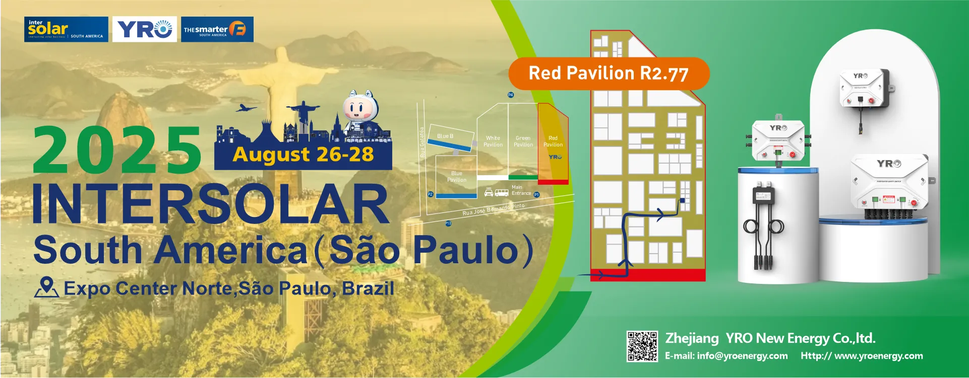 Treffen Sie sich am 26. August auf der Ausstellung im São Paulo