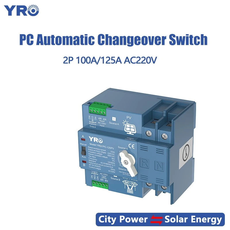 2p 125A 220V PV PV PC ATS