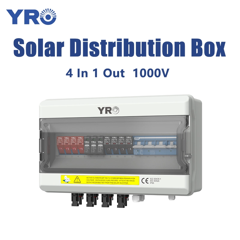 4 in 1 Out 1000V DC Solar Distribution Box