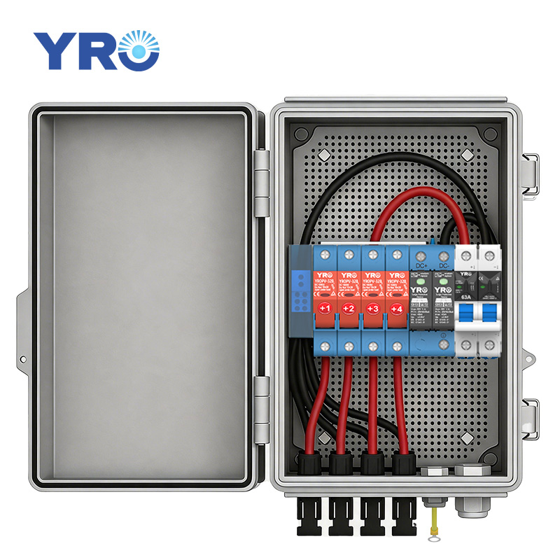 4 In 1 Out 500 V DC ABS-Verteilerkasten