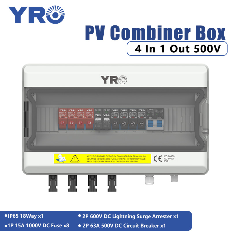 4 In 1 Out 500 V DC Solarverteilerkasten
