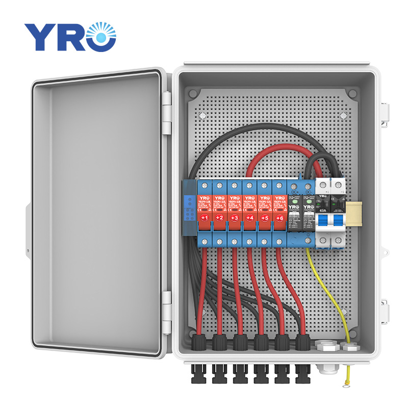 6 In 1 Out 500 V DC ABS-Verteilerkasten