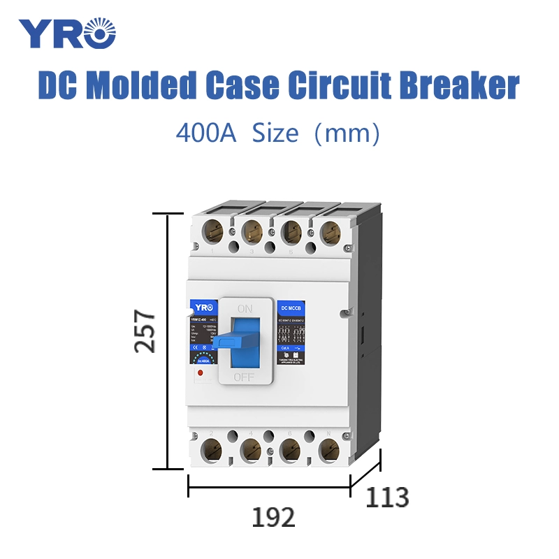 4p 250 400a 1000v Dc Mccb